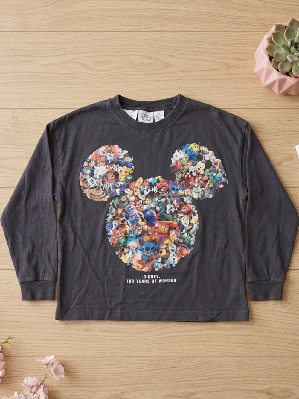 Zara Disney 100 Years of Wonder Mickey Graphic Shirt Boys Size 3-4Y 104